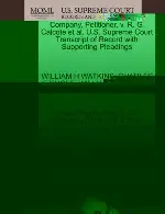 Texas Pacific Coal Oil Company, Petitioner, V. R. G. Calcote et al. U.S. Supreme Court Transcript of Record with Supporting Pleadings (Paperback)